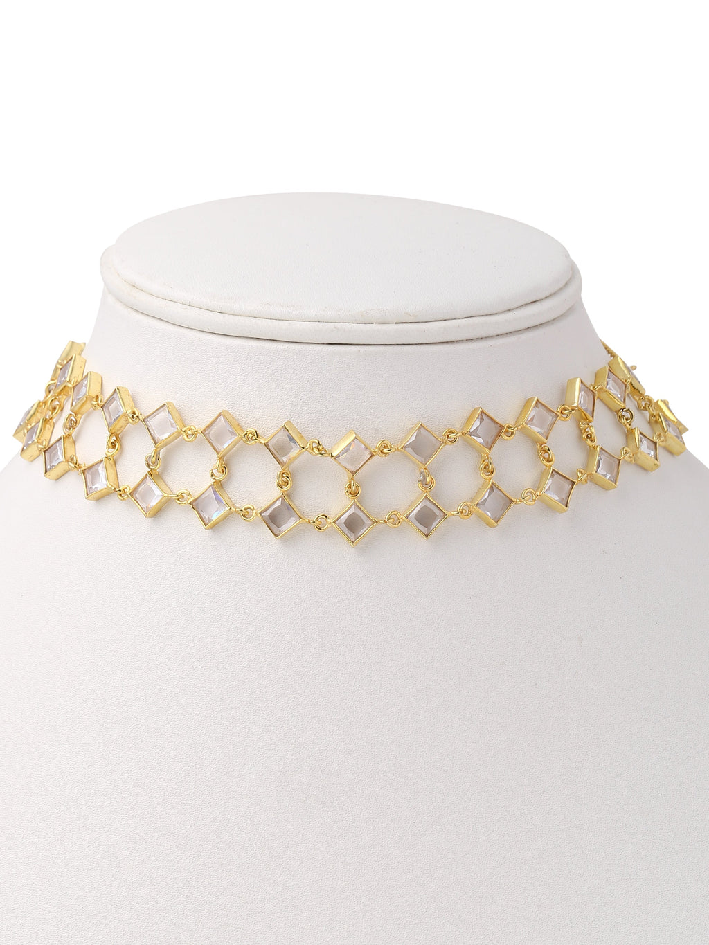 BAHAAR - Sleek Polki Choker
