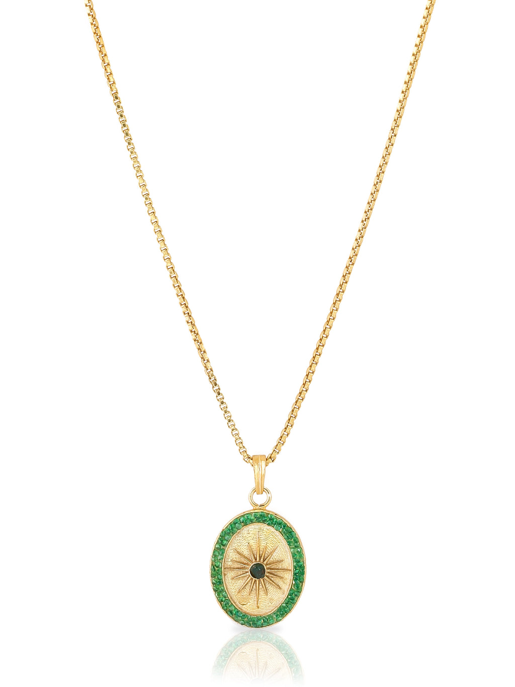 The Glittery Sunburst Pendant