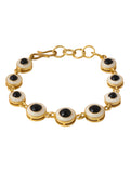 Black stone tennis Bracelet