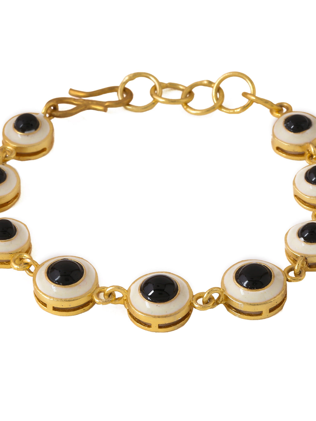 Black stone tennis Bracelet