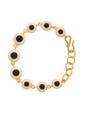 Black stone tennis Bracelet