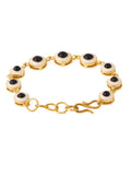 Black stone tennis Bracelet