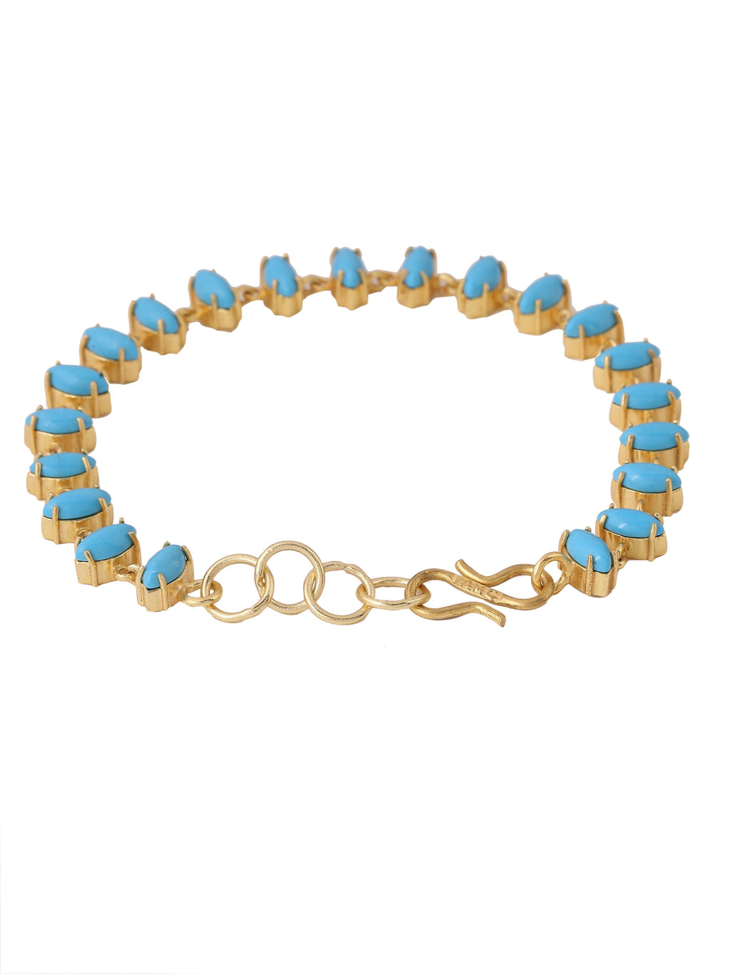 Marquise Shaped Turquoise Bracelet