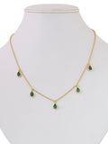 Multi Strand Emerald chain
