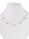 Multi Strand Emerald chain