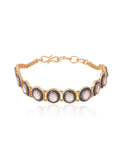 Enamelled Polki Bracelet