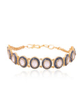 Enamelled Polki Bracelet