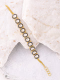 Enamelled Polki Bracelet