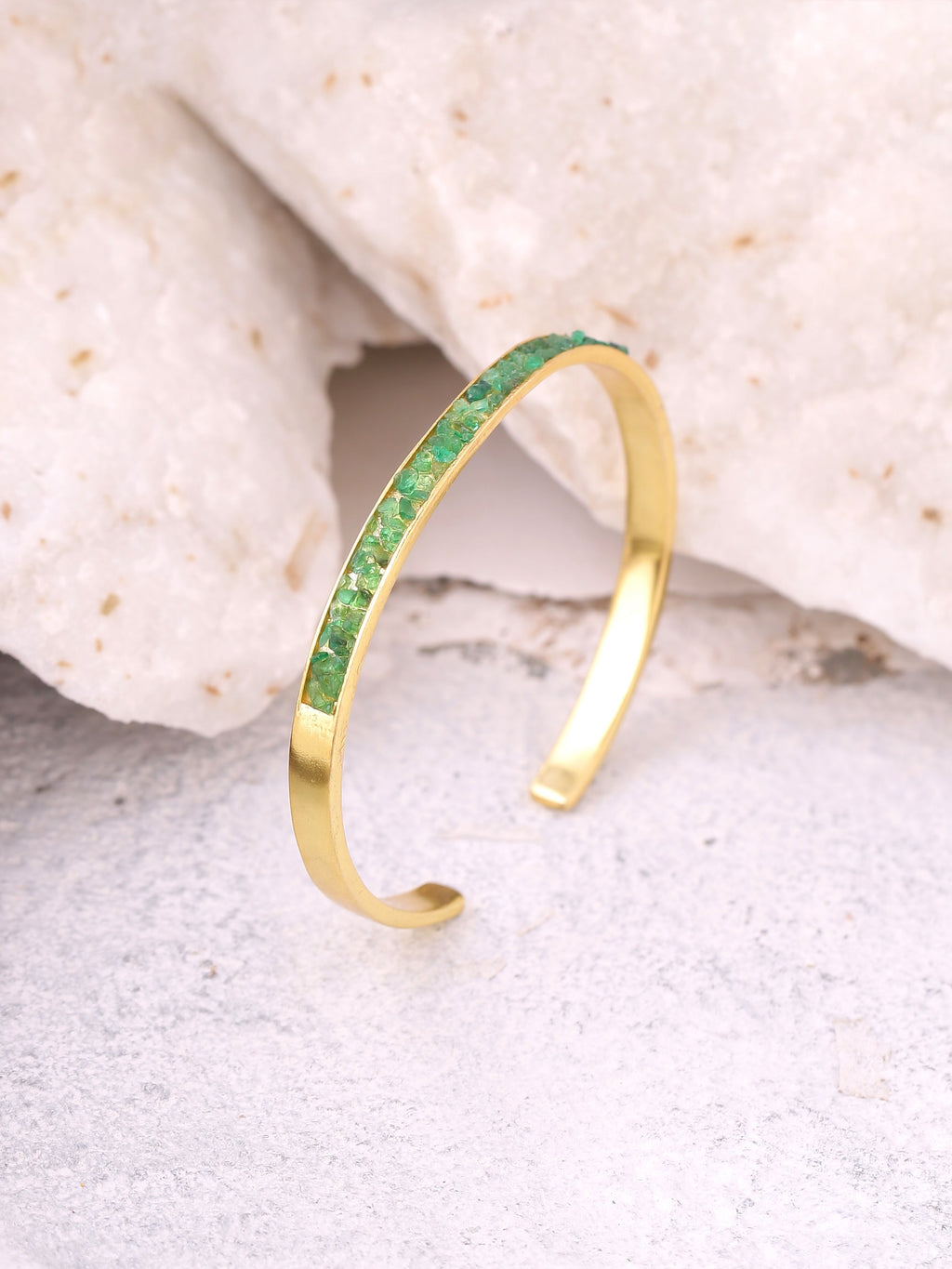 Classic Emerald Bangle