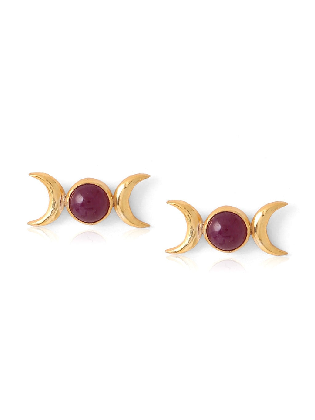 Ruby/Pearl Studs