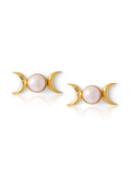 Ruby/Pearl Studs