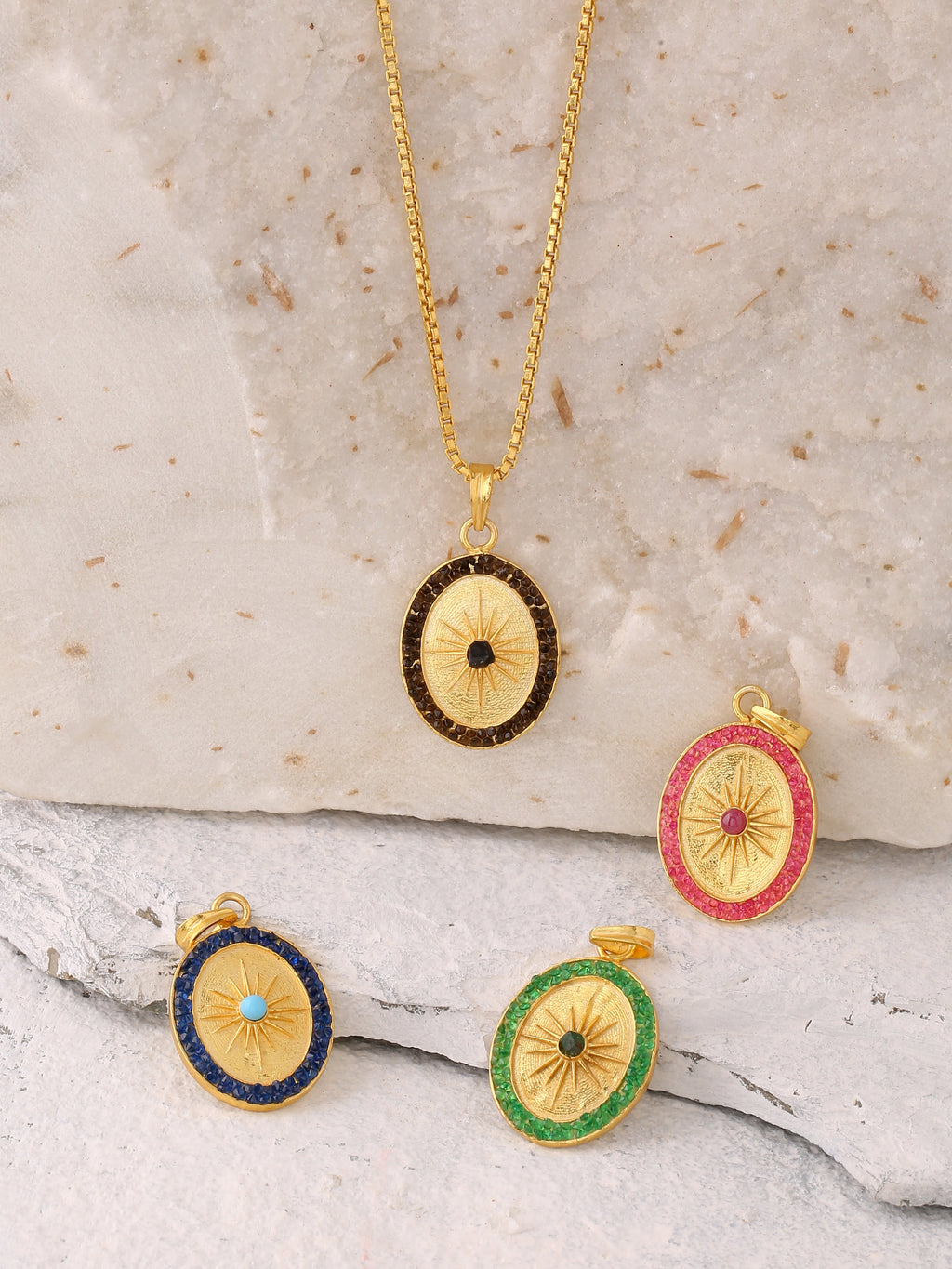 The Glittery Sunburst Pendant
