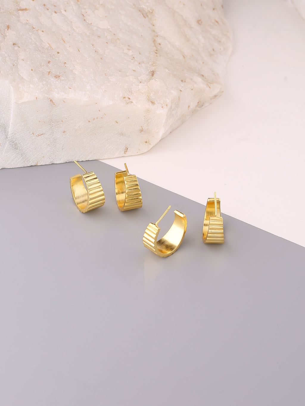 Gold huggies