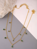 Multi Strand Emerald chain