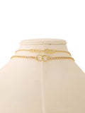 Double layer Moonstone necklace