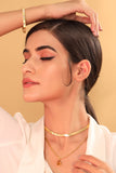 Double layer Citrine Necklace