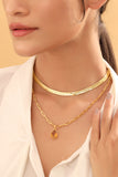 Double layer Citrine Necklace