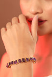 Rough Amethyst Citrine Bangle