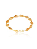 Golden Aura Citrine Link Bracelet