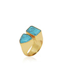 Ethereal Glow Dual Stone Ring