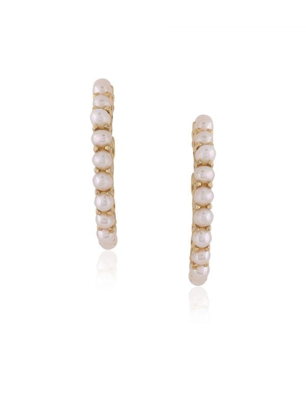 The Classic Pearl Hoops