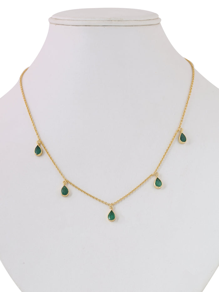 Multi Strand Emerald chain