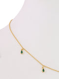 Multi Strand Emerald chain